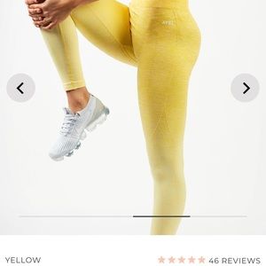 Yellow AYBL ombré leggings